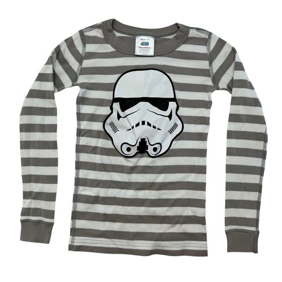 HANNA ANDERSSON GAP Pajama Lot Star Wars Stripes Size 8 130 Blue Gray White - Picture 5 of 9